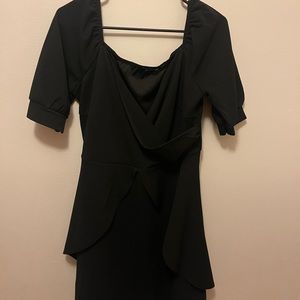 Short black dress